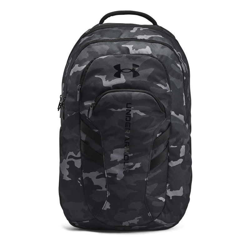 Under Armour Unisex, Hustle 6.0 Pro Backpack (002) Black/Black/Castlerock One Size Fits Most