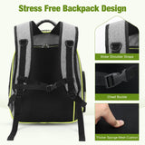 Lekereise Cat Bubble Backpack Carrier - Expandable Large Space Cat Backpack for Kitty Small Dog up to 18lbs, Transparent Pet Carrier for Travel, Hiking, Walking & Outdoor, Gray