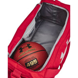 Under Armour Unisex-Adult Undeniable 5.0 Duffle, Red (600)/Metallic Silver, One Size Fits Most