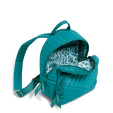Cotton Mini Backpack Purse, Forever Green