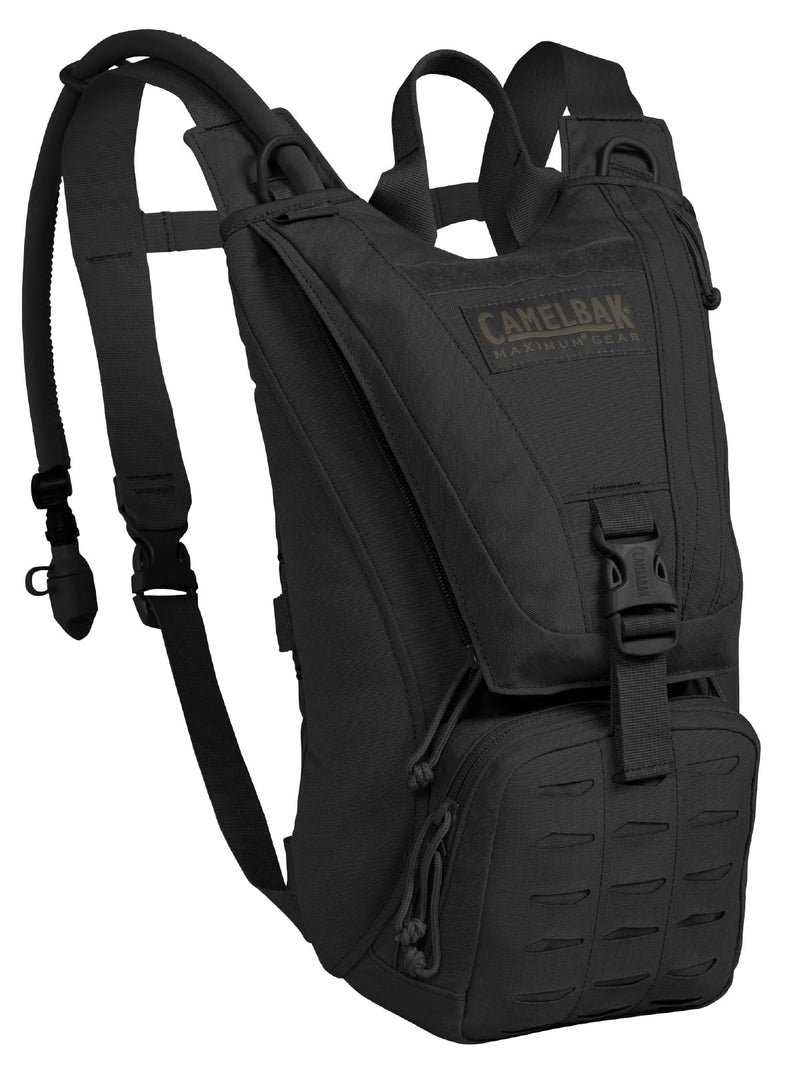 CamelBak Ambush Tactical Hydration Backpack with 100oz/3L Mil Spec Crux Reservoir Bladder - MOLLE, Black