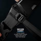 NOMATIC Navigator RS Sling 10L - Slim & Lightweight Crossbody, Everyday Fanny-Pack, Anti-Theft Sling - Water Resistant & Everyday Minimalist Carry Bag - Black