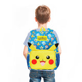 Bioworld Pokemon Pikachu 2-Piece 16" Kids Backpack & Utility Case Set For School And Travel