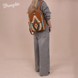 Montana West Wrangler Aztec Knitted Backpack for Women Western Casual Daypack