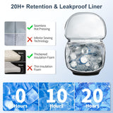 SPARTER Backpack Cooler Insulated Leak Proof 33 Cans, Waterproof Lightweight Insulated Backpack Ice Chest, Portable Soft Cooler Bag for Beach Travel Camping Lunch