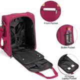 17X13X8 Inches JetBlus Airlines Personal Item Under Seat Duffel Bag Suitable for Major Airlines Including Spirit, Jetblue, Frontier, and American - Duffel Bag Design (Pink)