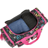 Rockland Duffel Bag, Black, 18.5 in X 10.5 in X 8.5 in