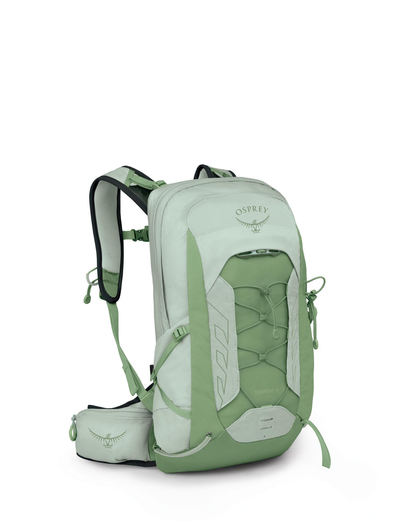Osprey Tempest 11L Women's Lightweight Hiking Backpack - Small Daypack for Travel & Camping, Frosty Mint Green/Botanica