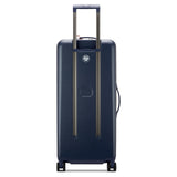 DELSEY Paris Roland-Garros Hardside Luggage with Spinner Wheels, Navy Blue, Checked-Large 29 Inch Trunk
