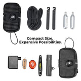 ROCKBROS Water-Resistant Bike Saddle Bag with Water Bottle Holder & Taillight Hanger – Large Capacity Rear Seat Pack for Road & Mountain Cycling