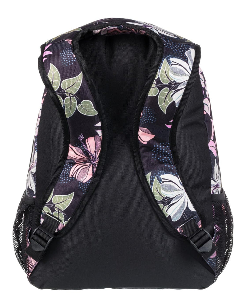 Roxy Shadow Swell Printed 24L - Medium Backpack for Women, Anthacite Sunny Floral Swim, standard size, Casual