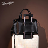 Wrangler Duffel Bag for Women Large Travel Weekender Bag Designer Tapestry Carry On Bags, Black