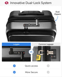 LUGGEX Carry On Luggage and 6 Set Travel Packing Cubes Bundle – Travel Essentials