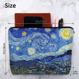 Kalygon The Starry Night Cosmetic Bags For Women, Galaxy Farmhouse Roomy Makeup Bag Toiletry Bag Accessories Organizer Storage Bags Makeup Pouch For Travel Business Gym Camping Bathroom