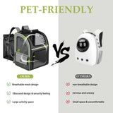 Cat Carrier Backpack, Large Cat Backpack Carrier Soft, Expandable Airline Approved Cat Carrier for Small Dogs Puppies Medium Cats Suitable for Hiking/Camping