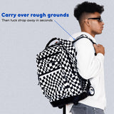 J World Sundance Laptop Rolling Backpack for Girls Boys. Roller Bookbag with Wheels, Flora