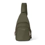 Securtex® Anti-Theft Daytripper Sling - 7x12" Travel Safe Crossbody Bag w/Locking Zippers, Slash-Resistance