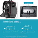 Neewer Pro Camera Case Waterproof Shockproof Adjustable Padded Camera Backpack Bag with Anti Theft Lock for DSLR, Compatible with DJI Phantom 1 2 3 Drone Tripods Flash Lens Accessories