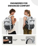 WATERFLY Travel Hiking Casual Backpack: 22L Lightweight Everyday Outdoor City Daypack College Bookbag for Women Men