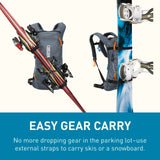 CamelBak Powderhound 12 Snow Hydration Pack Grey/Orange, 70oz