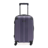 Kenneth Cole REACTION Out of Bounds Lightweight Hardshell 4-Wheel Spinner Luggage, Smokey Purple, 20-Inch Carry On