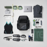 Arena One Go Backpack Swimmers Athletes Sports Gym Rucksack Multisport Daypack Large Size Training Gear Equipment Swim Bag for Men and Women, 45 Liters, Arena Lemons