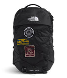 The North Face Borealis Commuter Laptop Backpack - Water Repellent, Laptop Sleeve, Large Main Compartment, TNF Black U Borealis Patch/TNF White, One Size