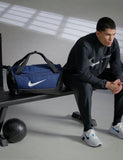 Nike Unisex Brasilia Training Duffel Bag (Small, 41L), Midnight Navy/Black/White, MISC