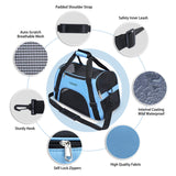 YLONG Airline Approved Pet Carrier,Soft-Sided Pet Travel Carrier for Cats Dogs Puppy Comfort Portable Foldable Pet Bag