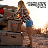RTIC Soft Cooler 50 Can, Insulated Bag Portable Ice Chest Box for Lunch, Beach, Drink, Beverage, Travel, Camping, Picnic, Car, Trips, Floating Cooler Leak-Proof with Zipper, Camo