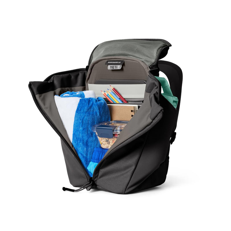 YETI Ranchero Backpack 12L, All-Day Utility Pack, Structured and Durable, Black
