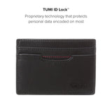TUMI - Delta Money Clip Card Case Wallet - RFID Blocking Wallet for Men - Premium Leather - Pockets & Card Holder - Black