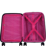 Betsey Johnson Luggage Hardside 3 Piece Set Suitcase With Spinner Wheels (20" 26" 30") (One Size, Flamingo Strut)