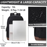 VX VONXURY Backpack for Men Women,Lightweight Bookbag with Mulitiple Pockets,Classical Water Resistant Travel Backpack