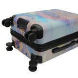 World Traveler Dejuno Wave Marble 3-Piece Expandable Spinner Luggage Set