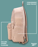 Reebok Element Backpack - Multipurpose Lightweight Carry On Everyday Bag for School Gym and Travel Backpack for Men & Women, Element Khaki