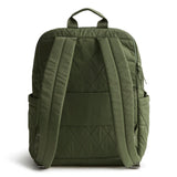 Vera Bradley Women's Performance Twill Large Bancroft Backpack, Bronze Green, One Size