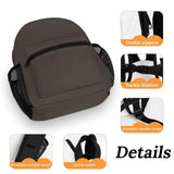 UTRSIFB Laptop Backpack Water Resistant Small College Bag, GreyPortable Travel Backpack