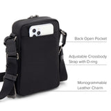 TUMI - Voyageur Persia Crossbody - Nylon Crossbody Travel Shoulder Bag for Women & Men - Stain- & Water-Resistant Fabric - Black & Gunmetal