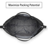 Samsonite UpLIFT 23" Lightweight Foldable Weekender Duffle Bag - Polyester Soft Duffle for Ultra Lightweight Travel - Black