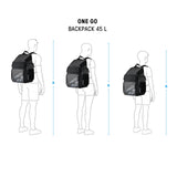 Arena One Go Backpack Swimmers Athletes Sports Gym Rucksack Multisport Daypack Large Size Training Gear Equipment Swim Bag for Men and Women, 45 Liters, Arena Lemons