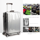 T Tersely Clear PVC Suitcase Cover Protectors 20/24/26/28/30 Inch Suitcase Baggage Covers - Waterproof Dustproof and Anti-Scratch 20-30 Inch Luggage Cover (26inch)