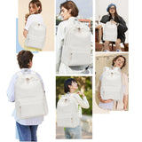 Bluboon School Backpack for Teen Girls Women Laptop Backpack College Bookbags Middle School Travel Work Commuter Back Pack(Solid Beige)