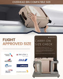 LOVEVOOK 4 Pcs Carry On Luggage 22x14x9 Airline Approved, 20 Inch Carry On Suitcases with Wheels, Softside Rolling Suitcase for Women Men, with TSA Lock Weekender Travel Luggage