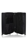 ROBERTO CAVALLI LOGO Luxury 3 Piece Luggage Set, Expandable Hard Shell Suitcases with 8 Spinner Wheels, Combination Lock Large Suitcase Set for Men and Women -Navy Blue