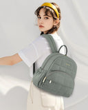 LOVEVOOK Small Backpack Purse for Women, Mini Puffer Backpack with Anti-theft Pocket, Lightweight Quilted Casual Daypack for Daily Work & Travel