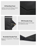 WATERFLY Small Crossbody Sling Bag: RFID Blocking Anti Theft Sling Backpack Chest Bag Travel Hiking Daypack Man Woman