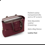 Tumi Womens Cam Large Tote Wine One Size