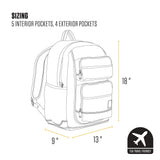 Carhartt 27L Classic Single-Compartment Backpack, Durable Pack with Laptop Sleeve and Duravax Abrasion Resistant Base, Black