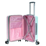 Rockland Tahoe Hardside Expandable Carry on Luggage with Spinner Wheels, Mint